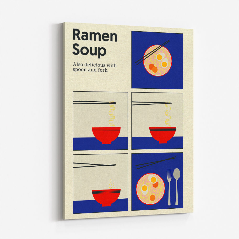 Poster Ramen Soup Wall Art