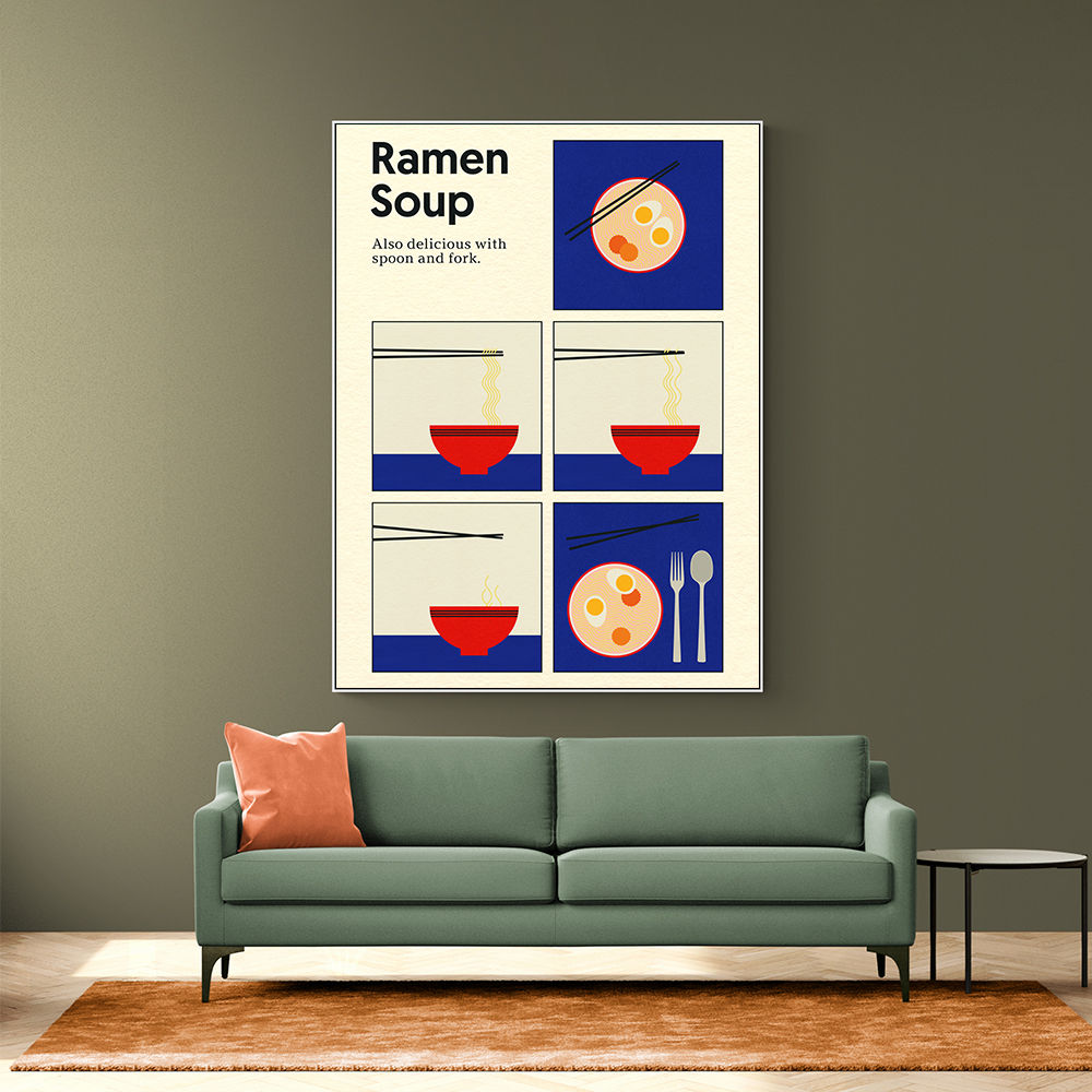 Poster Ramen Soup Wall Art