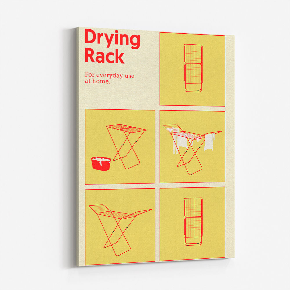 Drying Rack Wall Art