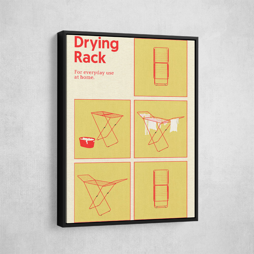 Drying Rack Wall Art