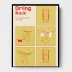 Drying Rack Wall Art