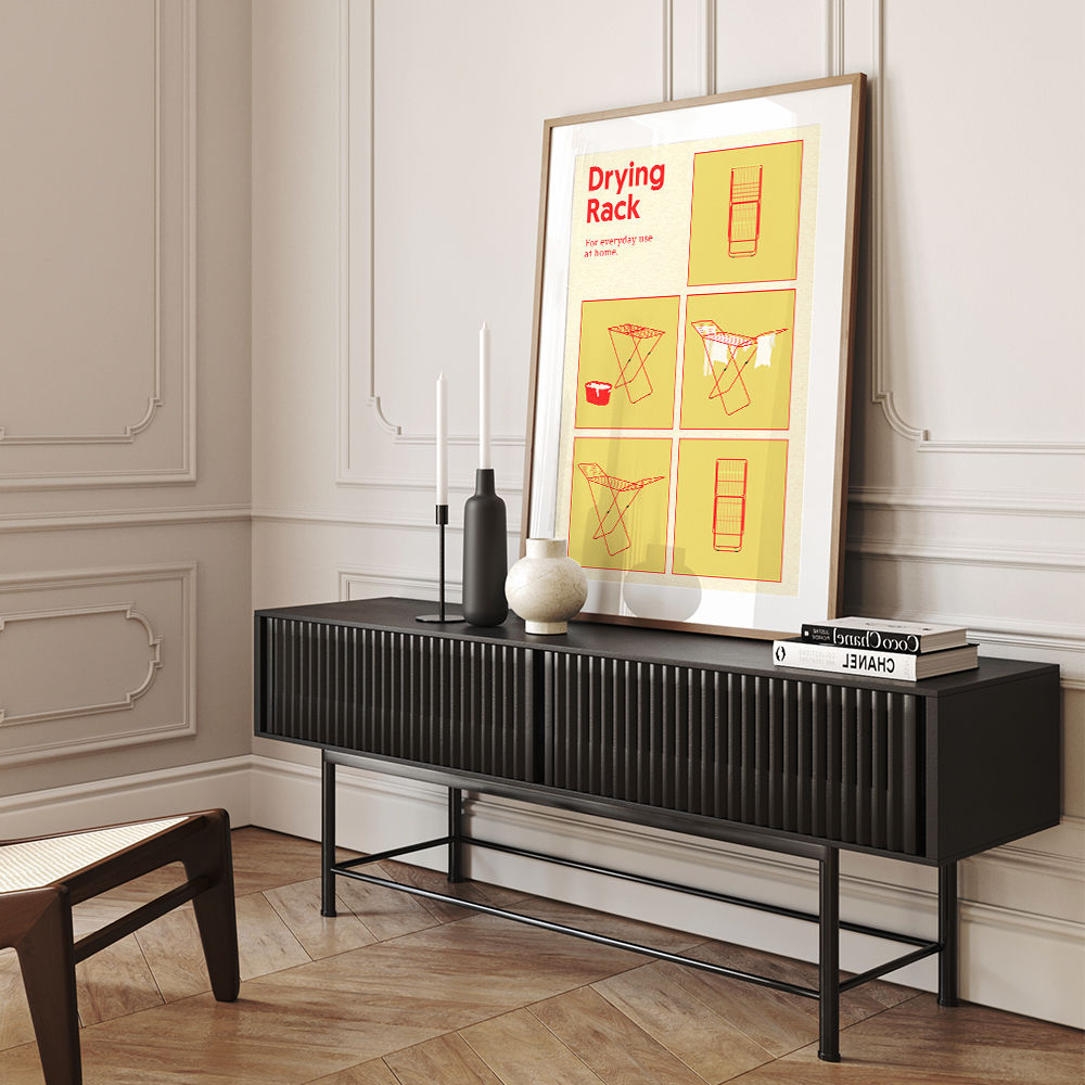 Drying Rack Wall Art