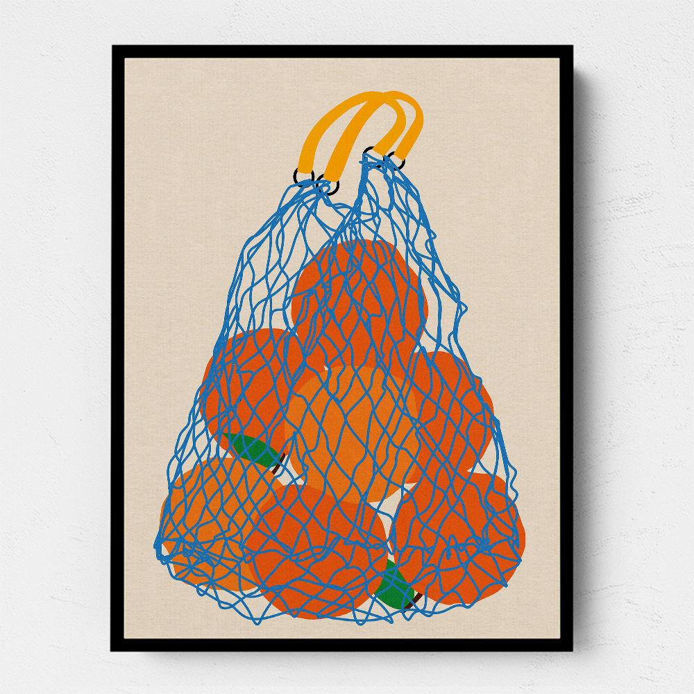 Oranges In A Net Bag Update 24 Wall Art