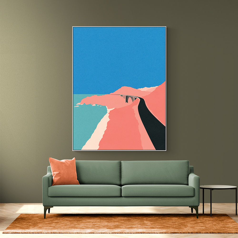 Pacific Coast Highway Big Sur Wall Art