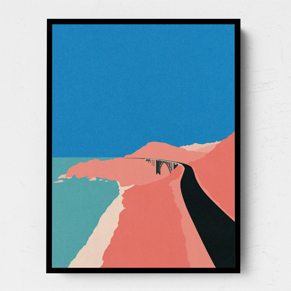 Pacific Coast Highway Big Sur Wall Art