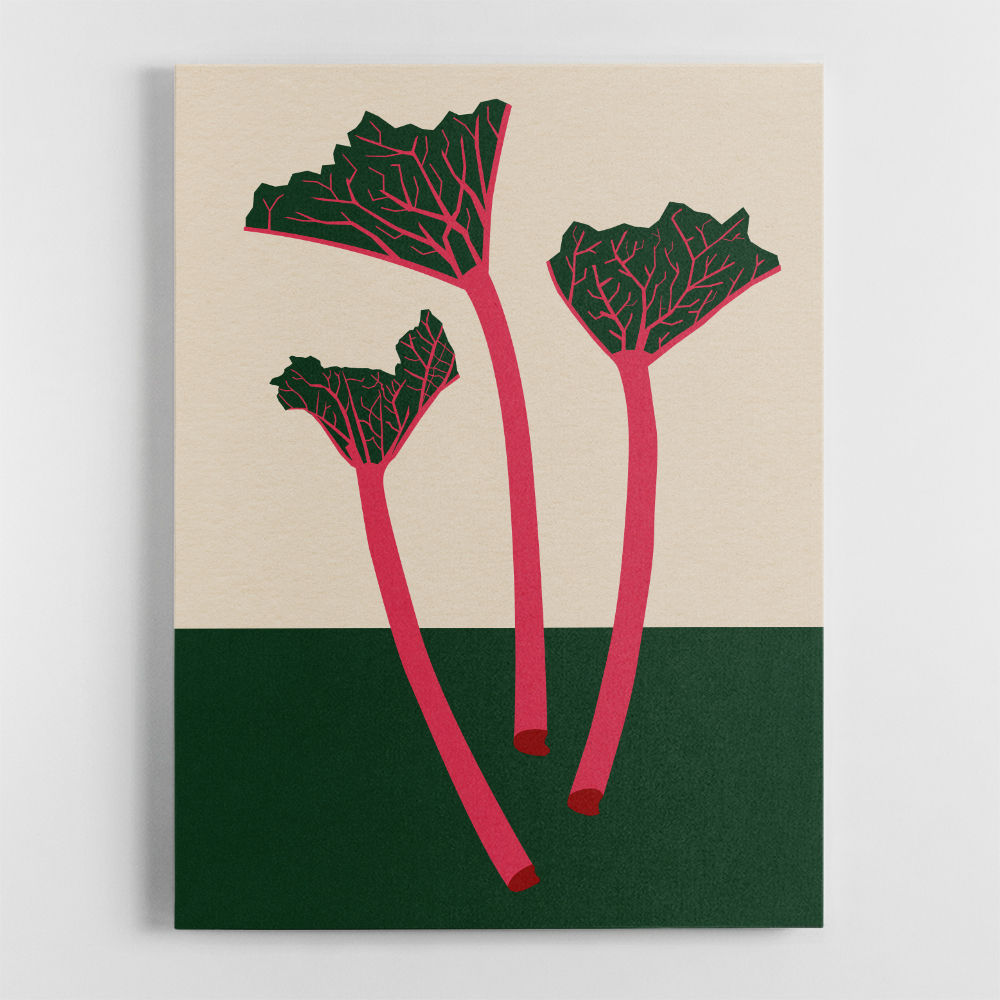 Swedish Garden Rhabarber Wall Art