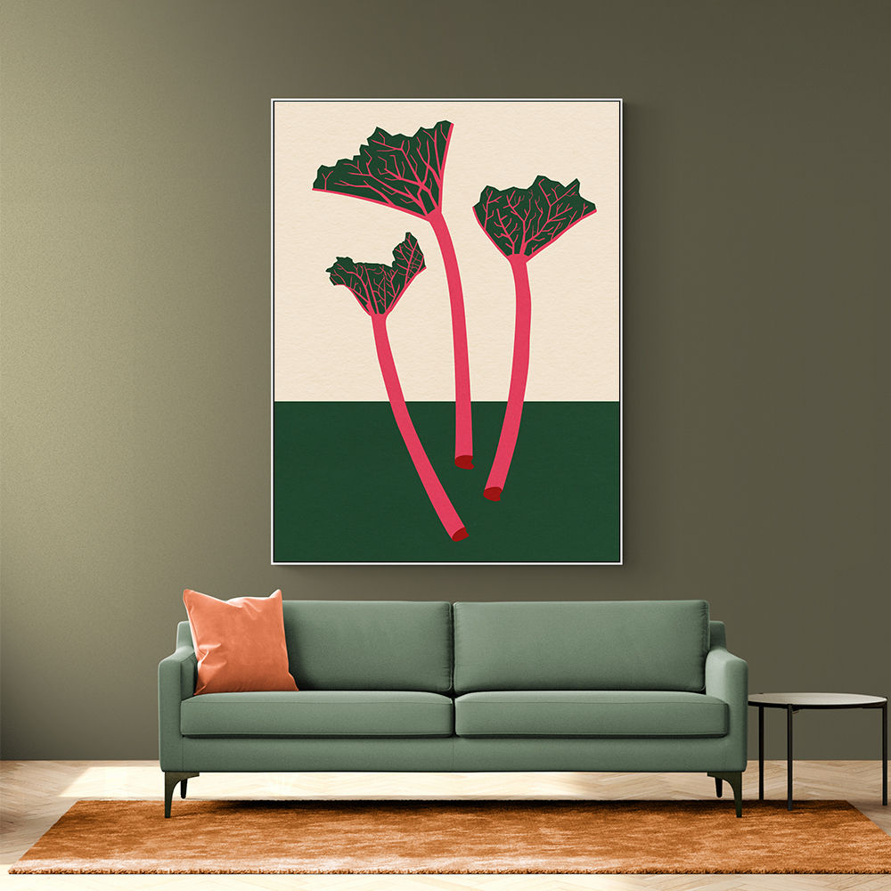 Swedish Garden Rhabarber Wall Art