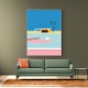 Tennis By The Beach Wall Art