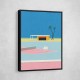 Tennis By The Beach Wall Art