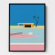 Tennis By The Beach Wall Art