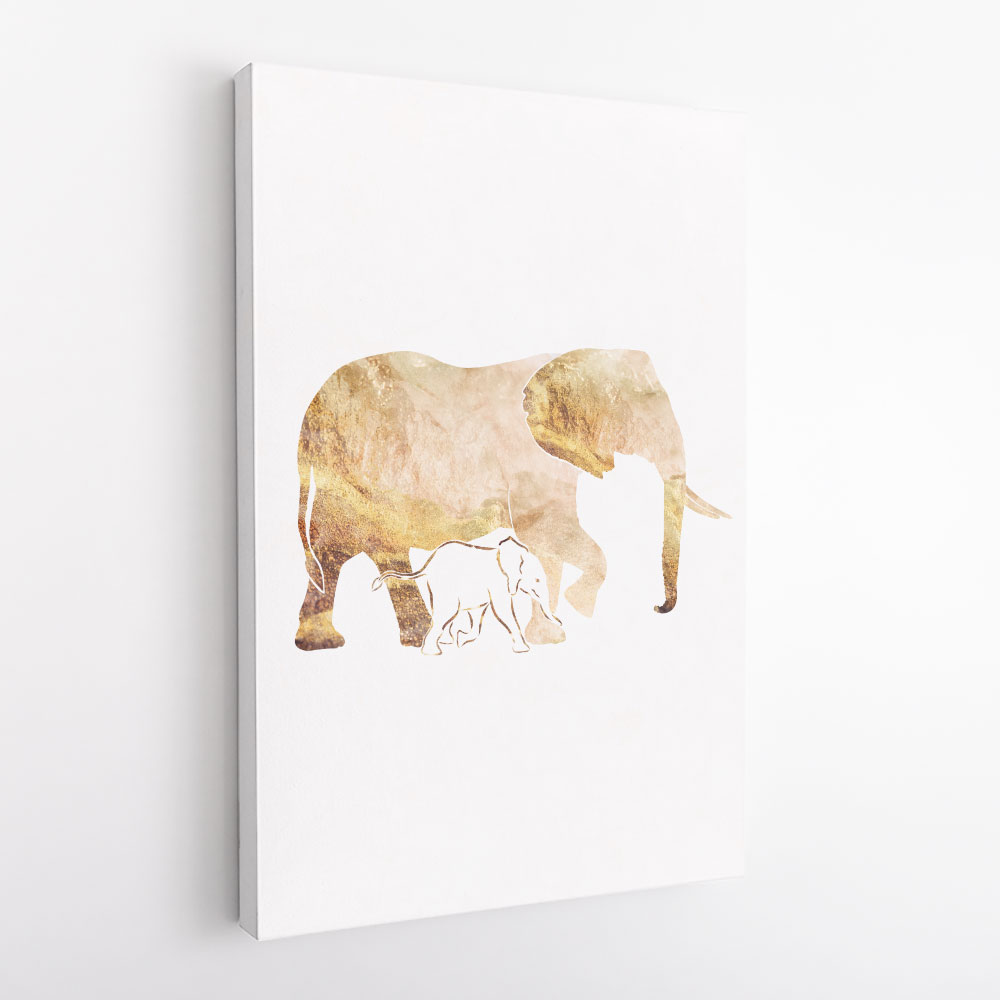 White Gold Elephants
