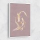 Pink Gold Koi Fish 2
