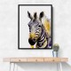 Watercolor Zebra