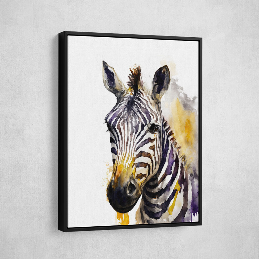Watercolor Zebra