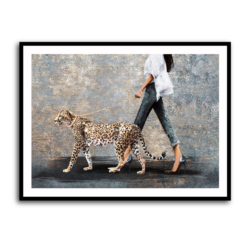 A Lady and Her Leopard