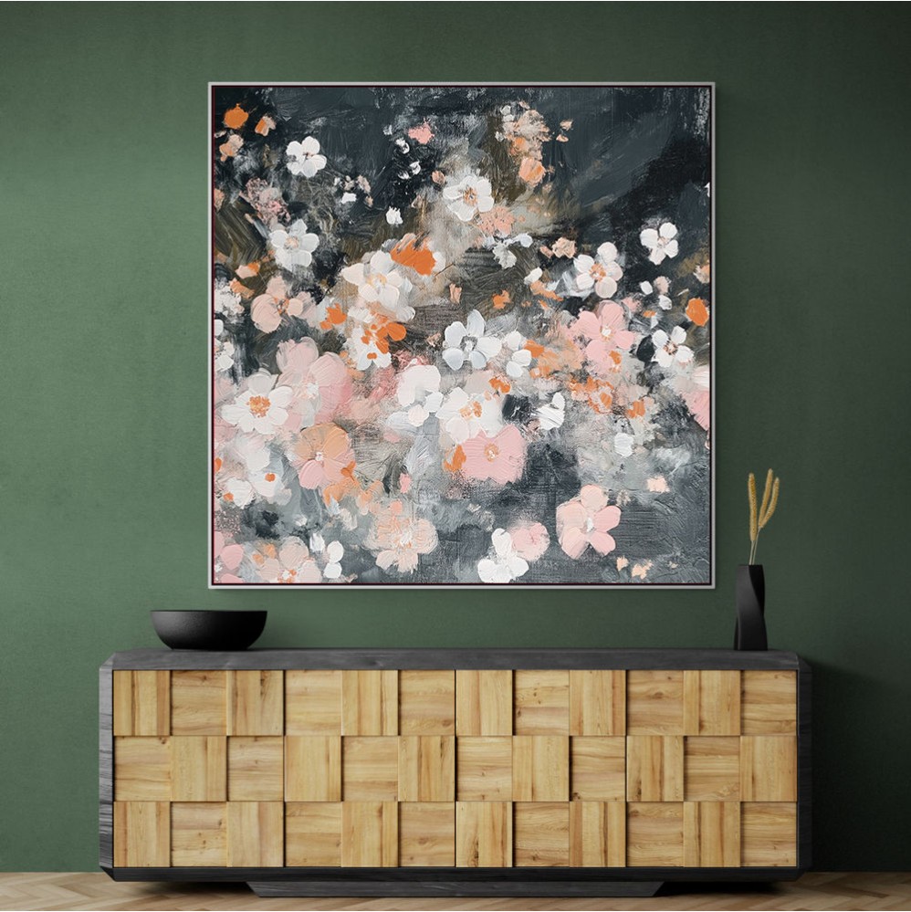 Floral Fusion Abstract