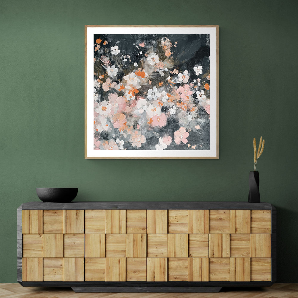 Floral Fusion Abstract
