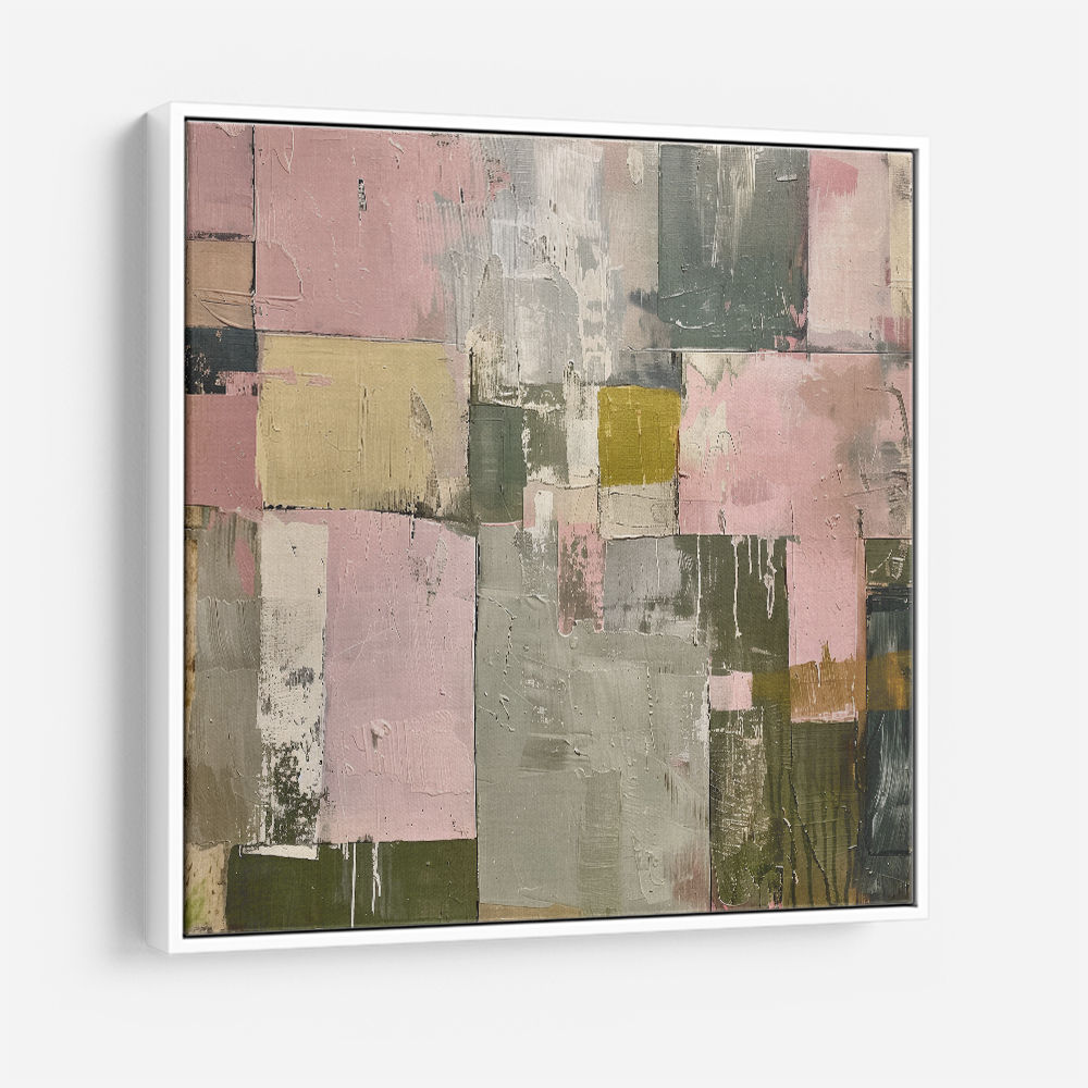 Earth Patchwork Abstract