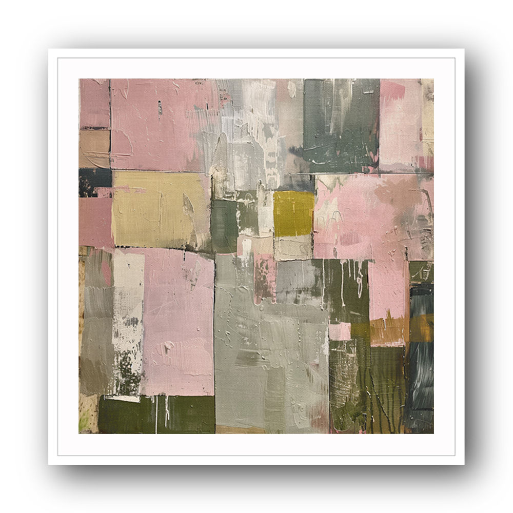 Earth Patchwork Abstract
