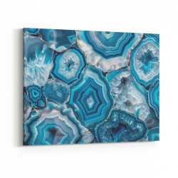 Blue Mineral Mosaic