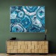 Blue Mineral Mosaic