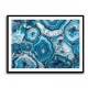 Blue Mineral Mosaic