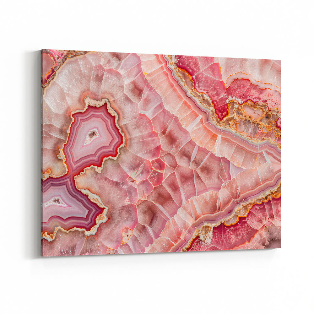 Pink Mineral Mosaic