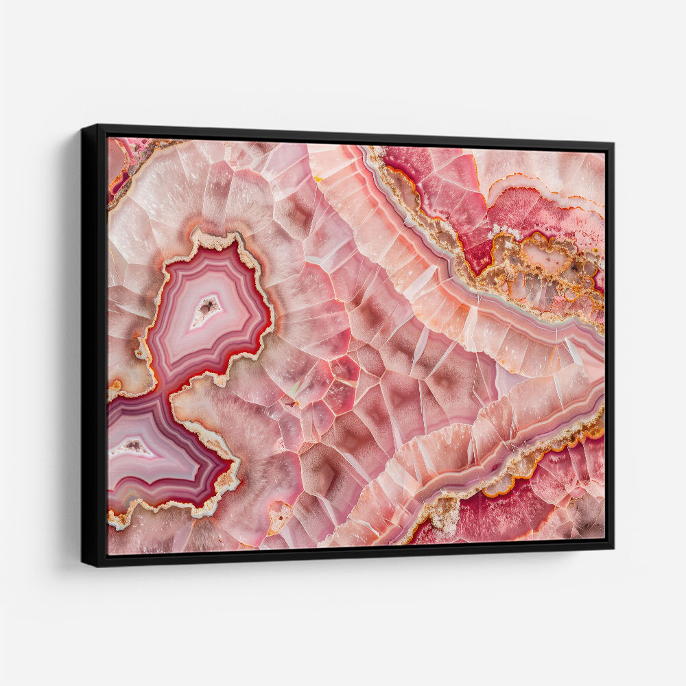 Pink Mineral Mosaic