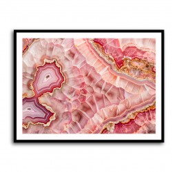 Pink Mineral Mosaic