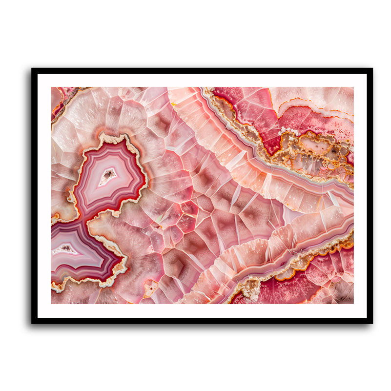 Pink Mineral Mosaic