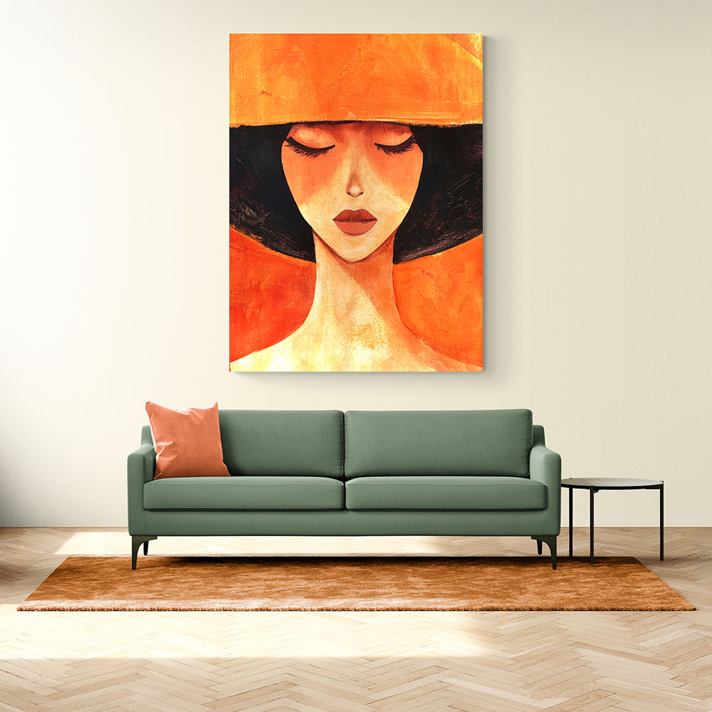 Lady In Orange