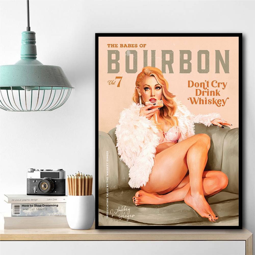 Babes of Bourbon Vol 7 Sexy Vintage Whiskey Pinup Girl
