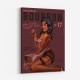 Babes Of Bourbon Cant Touch This. Sexy Retro Pin Up Girl Whiskey Wall Art