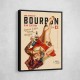 Babes Of Bourbon Vol 13 Rum Drinking Pinup Girl Art Wall Art