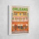 New Orleans Louisiana Vintage Travel Poster Wall Art