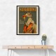 Vintage Art Deco Negroni Poster Of A Fancy Seagull Wall Art