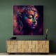 Buddha Head Abstract Color Wall Art