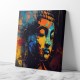Buddha Head Abstract Color 1 Wall Art