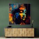 Buddha Head Abstract Color 1 Wall Art