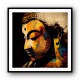 Buddha Head Abstract Color 5 Wall Art