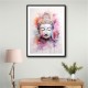Buddha Pink Water Color Wall Art