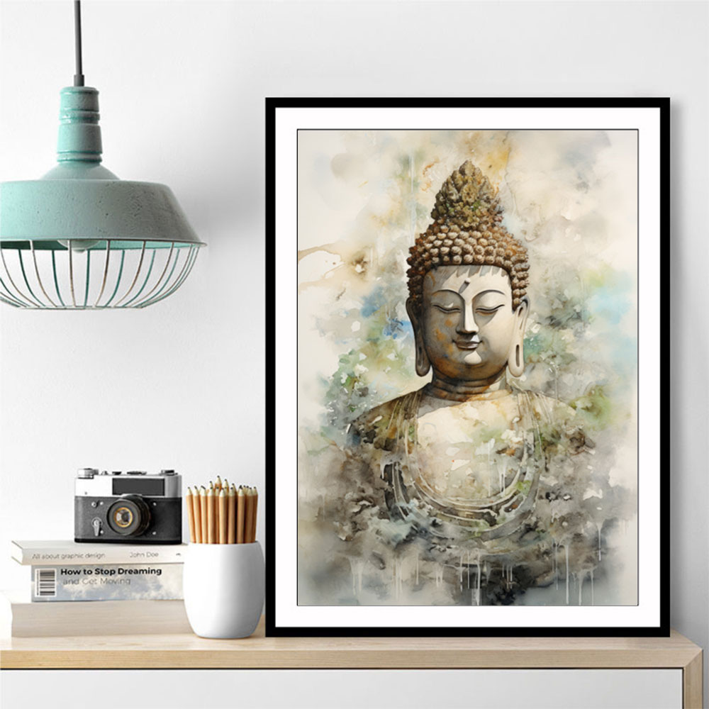 Buddha Water Color Wall Art