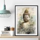 Buddha Water Color Wall Art