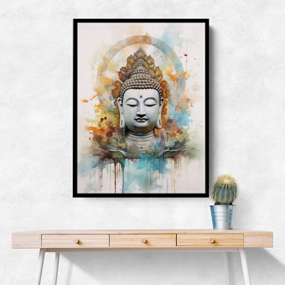 Buddha Water Color 3 Wall Art