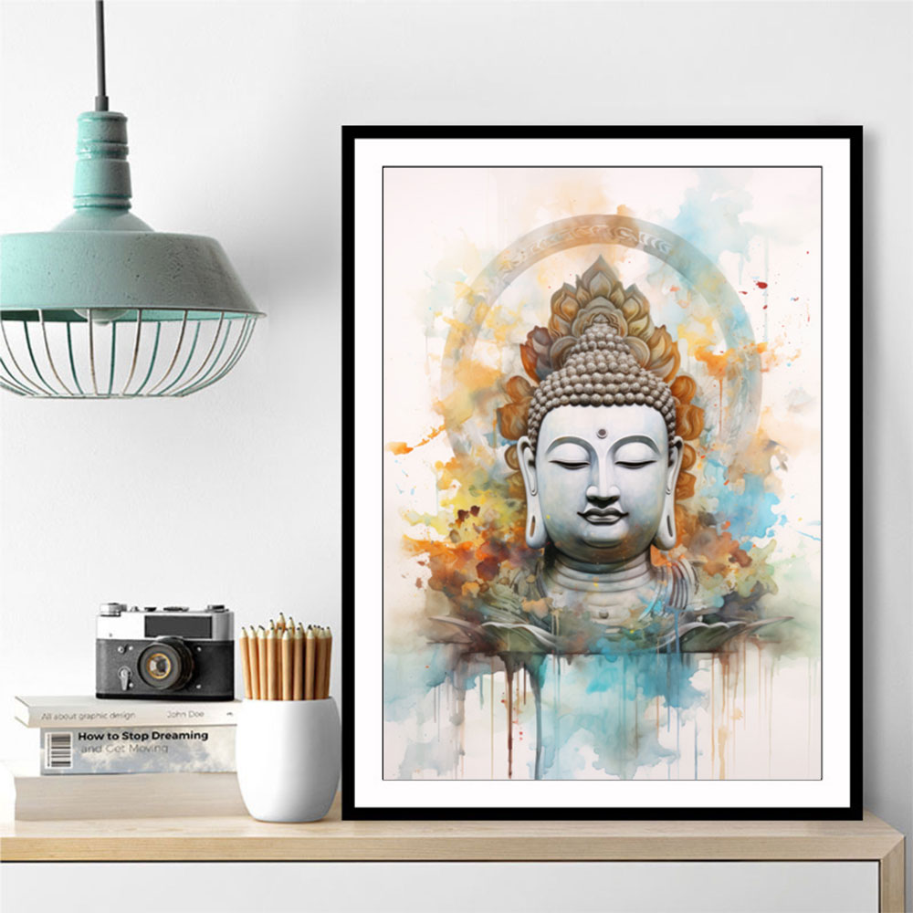 Buddha Water Color 3 Wall Art