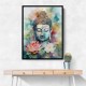 Buddha With a Lotus Flower Water Color 4 Wall Art