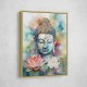 Buddha With a Lotus Flower Water Color 4 Wall Art