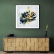 Abstract Gold & Blue 5 Arabic Calligraphy