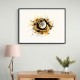 The Eye Calligraphy Wall Art
