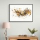 Gold Abstract Calligraphy Wall Art
